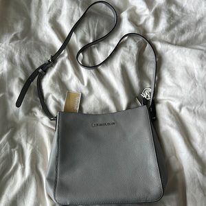 Michael Kors grey crossbody bag